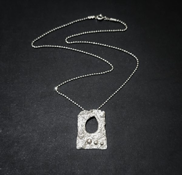 VOLCANO unique silver pendant - Image 2