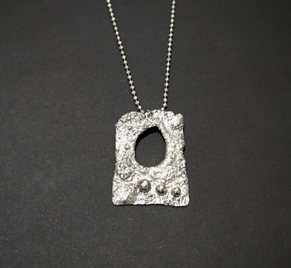 VOLCANO unique silver pendant - Image 3