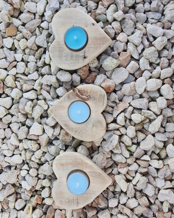Heart Shaped Candle Holders - Image 2