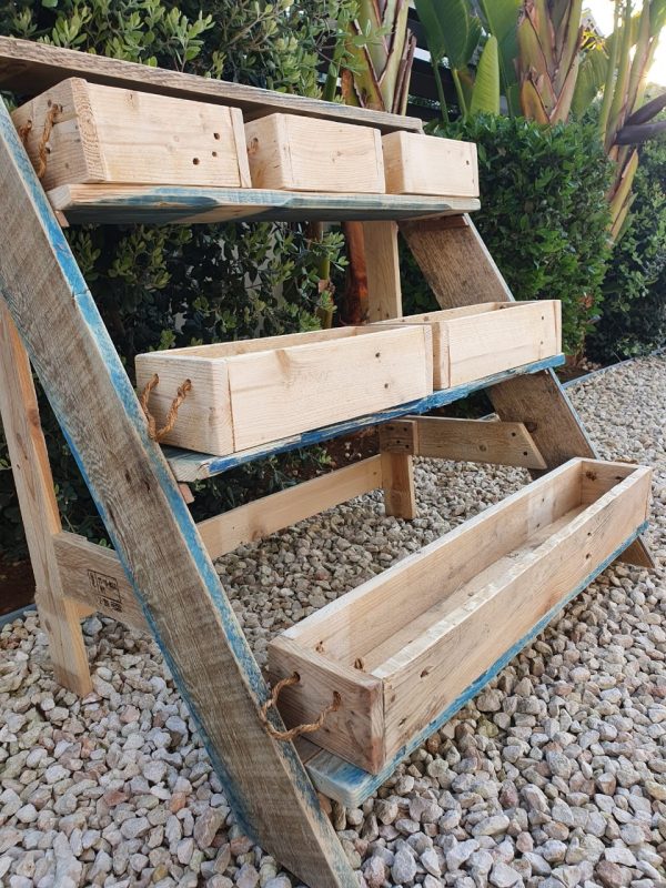 Wooden Planters with Rope Handles - Image 4