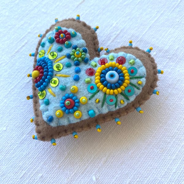 Colorful heart magnet. - Image 2