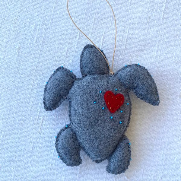 Handmade Sea Turtle Ornament.Cyprus sea turtle - Image 4