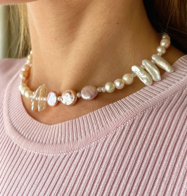 Pearl Choker Necklace - Image 5