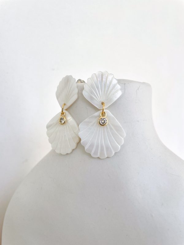 Scallop Shell Earrings - Image 2