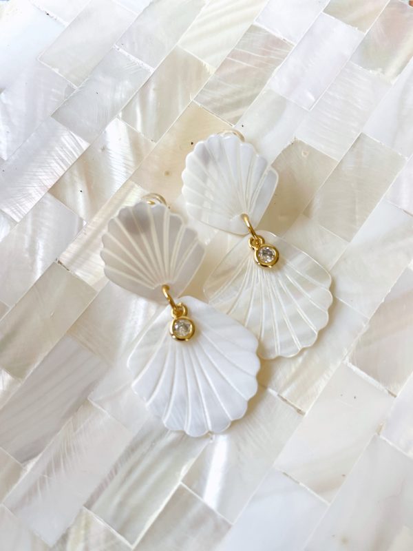 Scallop Shell Earrings - Image 3