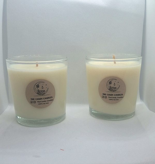 Soy wax in clear jar - Image 3
