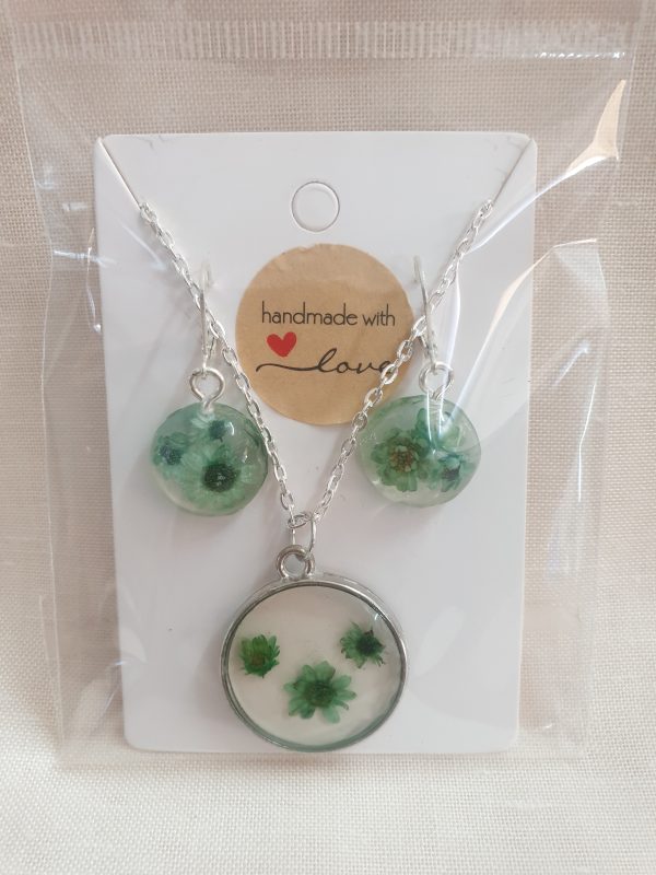 Green Flower Set - Image 2