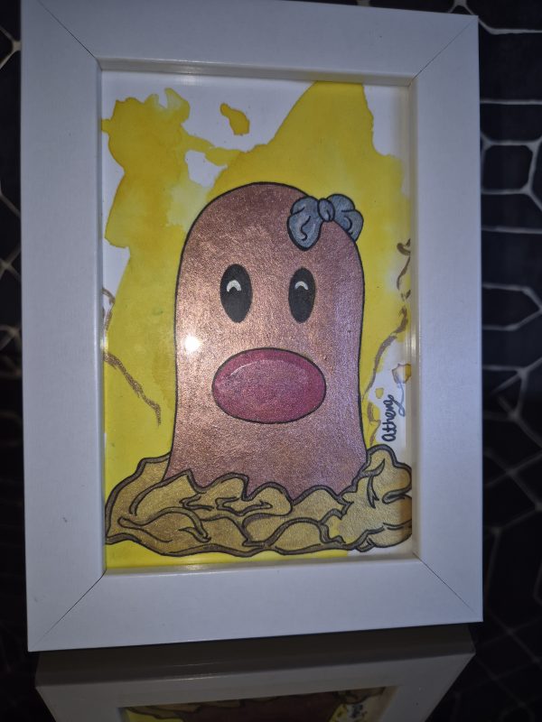 Diglett Original, One-of-a-kind Artwork