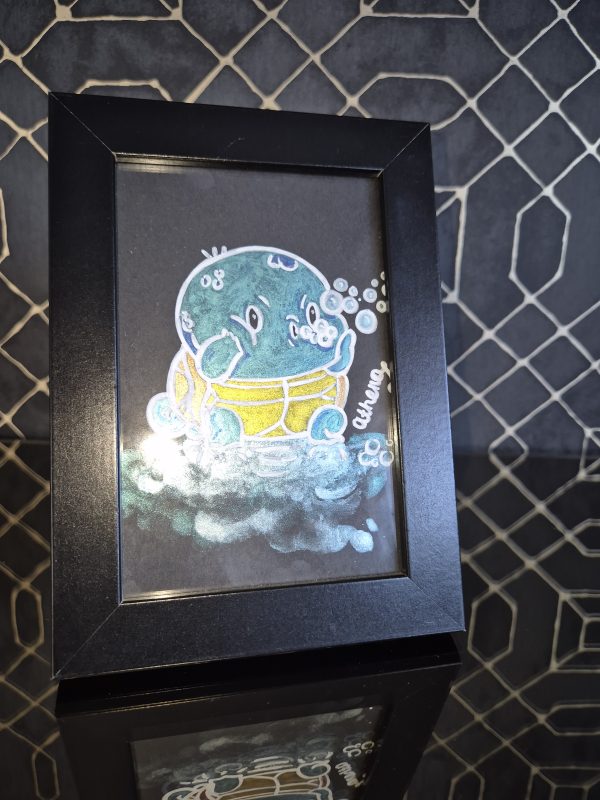 Squirtle Bubbles Original, One-of-a-kind Artwork - Image 2