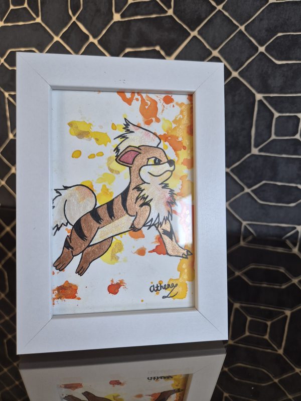 Growlithe Original, One-of-a-kind Artwork - Image 2