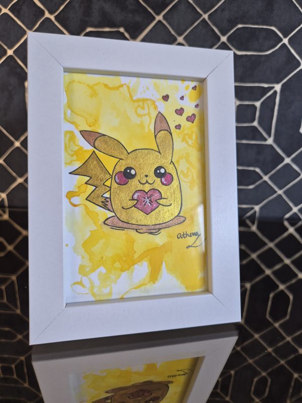 Pikachu Love Original, One-of-a-kind Artwork