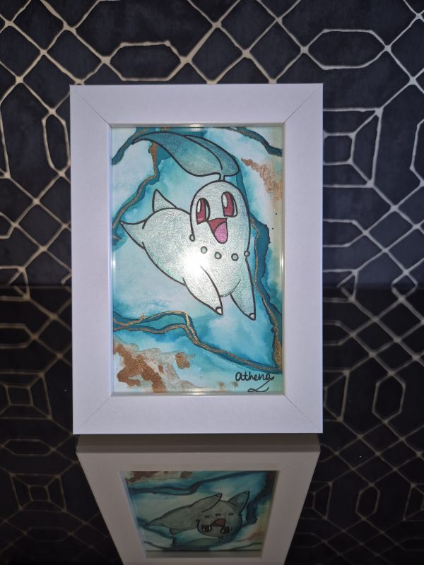 Chikorita Pokemon Shiny Artwork