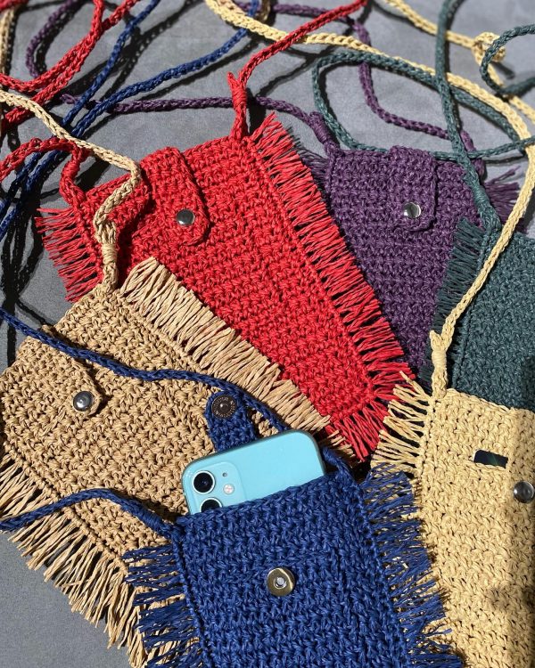Raffia mini bag - Image 2