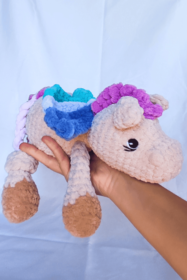 Pegasus Plush Lovey – Knotted Stuffed Animal & Comfort Toy for Emotional Support