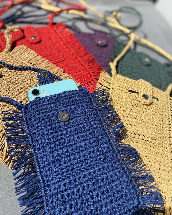 Raffia mini bag - Image 5