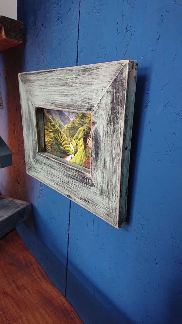 Old style rustic rectangle photo frame - Image 3