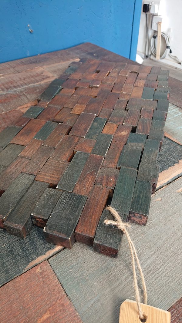 Handmade, multiple wood hot plate/serving platter - Image 6