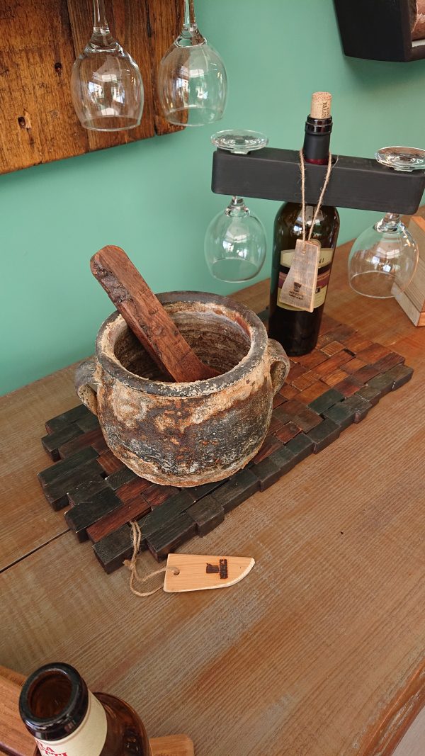 Handmade, multiple wood hot plate/serving platter - Image 5