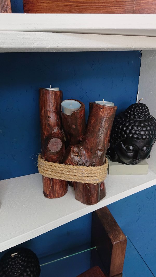Unique triple tealight candle - Image 6