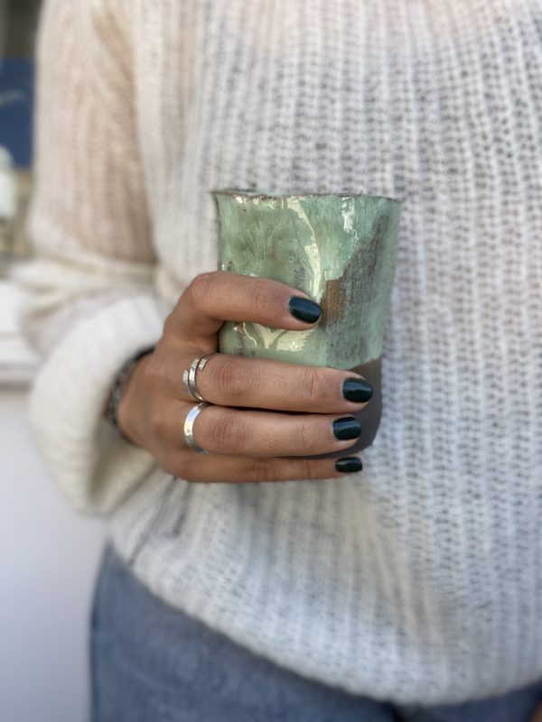 Crumpled glass
