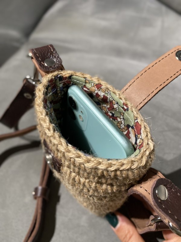 Jute mini crossbody bag - Image 9