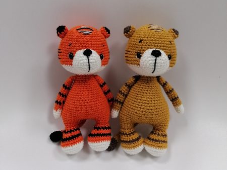 Handmade crocheted toy Tiger Oakie