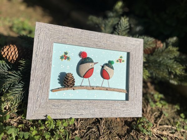 Christmas Themed Pebble Frame (Preorder) - Image 10