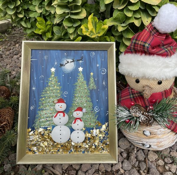 Christmas Themed Pebble Frame (Preorder) - Image 11