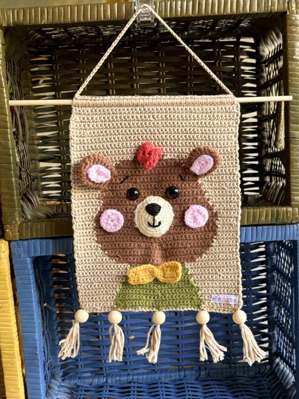 Tod the Teddy Wall Hanging - Image 2