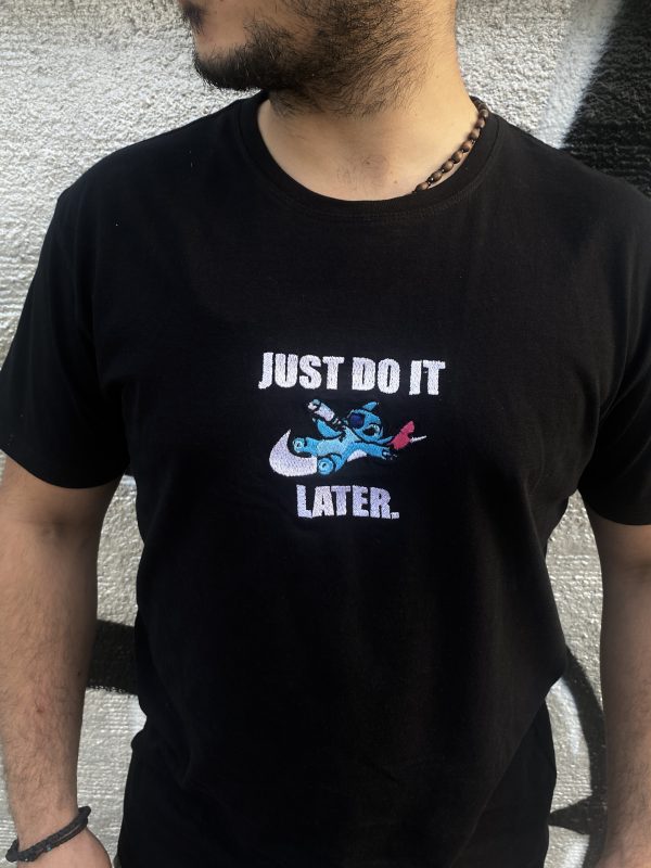 Stitch Nike, Just do it Later