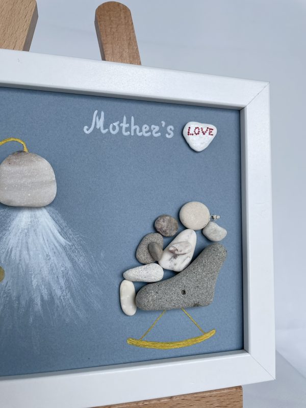 Framed Pebble Picture "Mother..." - Image 9