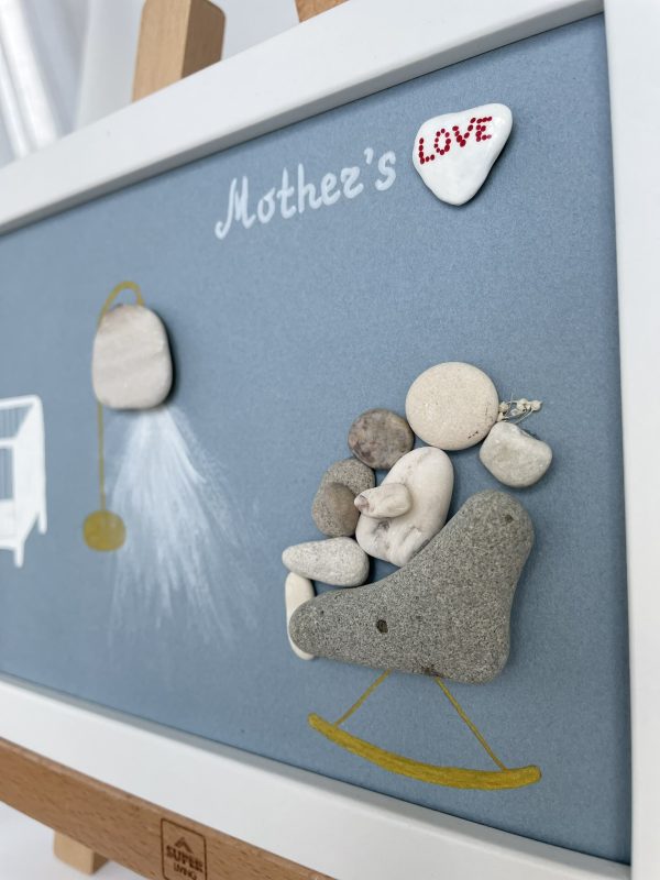 Framed Pebble Picture "Mother..." - Image 10