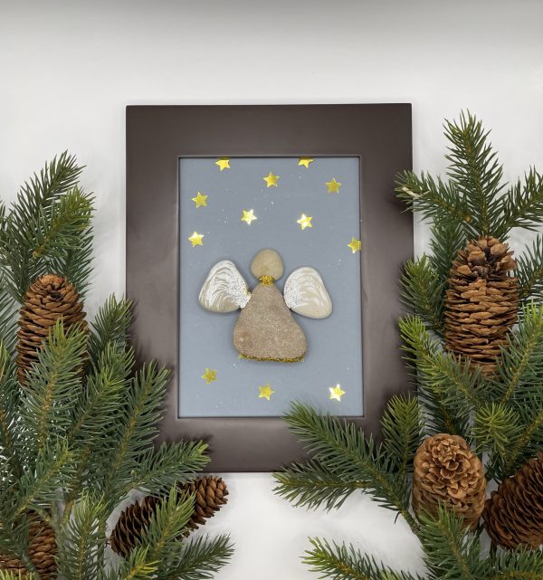 Christmas Themed Pebble Frame (Preorder) - Image 5