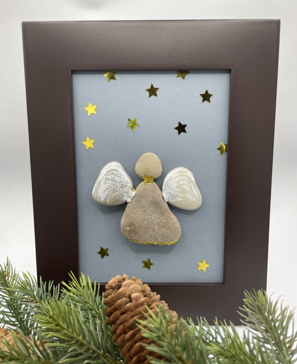 Christmas Themed Pebble Frame (Preorder) - Image 3