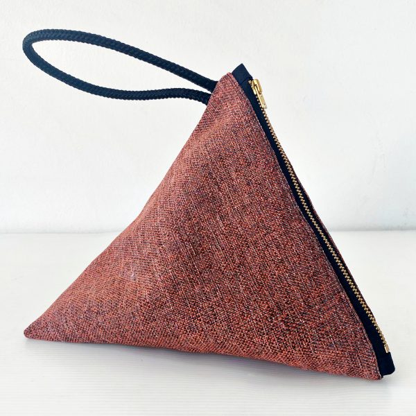 Clutch Bag Pyramid - Terracotta - Image 2