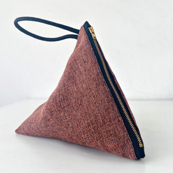 Clutch Bag Pyramid - Terracotta