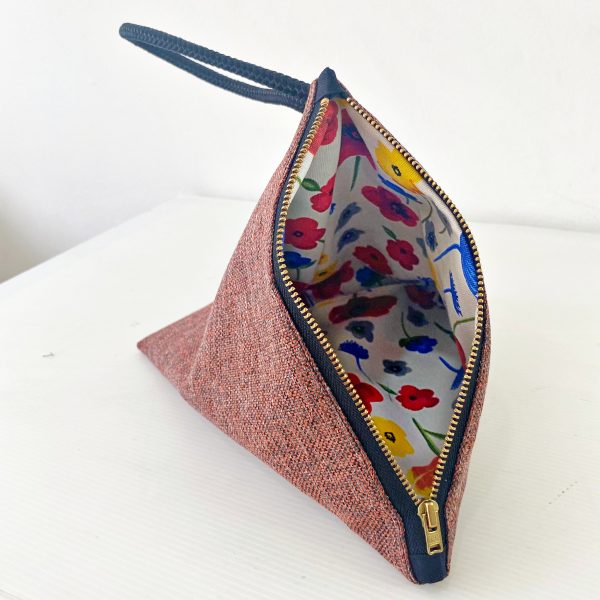 Clutch Bag Pyramid - Terracotta - Image 3
