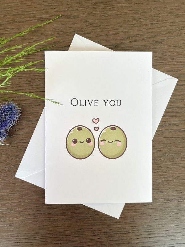 Olive You Greeting Card
