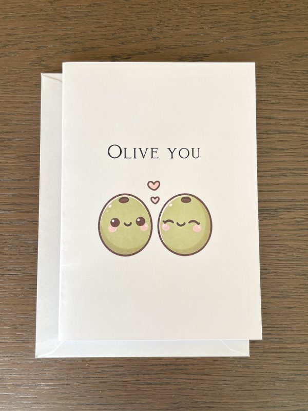 Olive You Greeting Card - Image 3