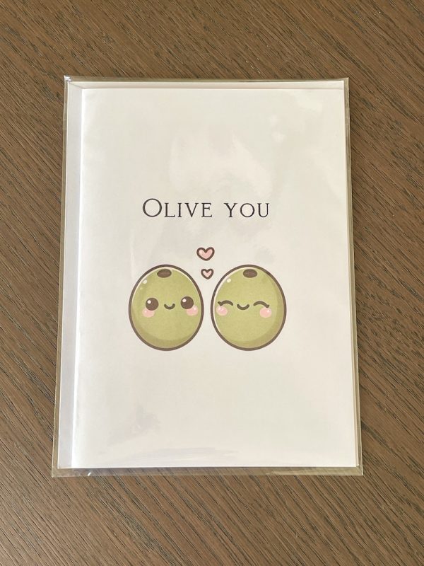 Olive You Greeting Card - Image 4