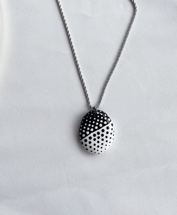 Double Sided Pebble Necklace