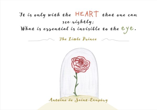 GREETING CARD 'Little Prince Rose' - Image 2