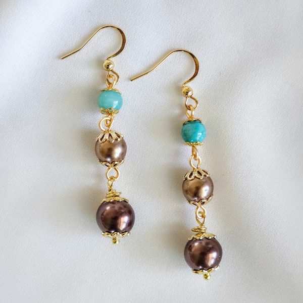 Gemstone Earrings "Lunar Charm"