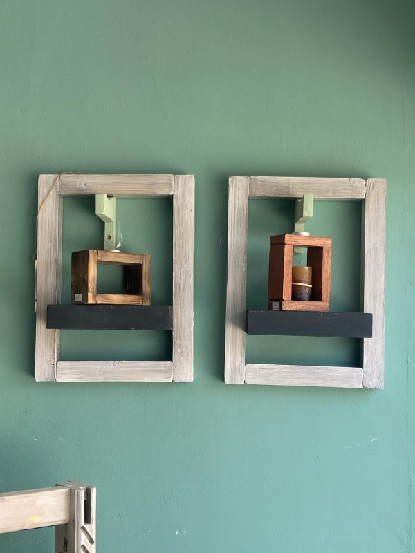 Art wall shelves (pair) - Image 3