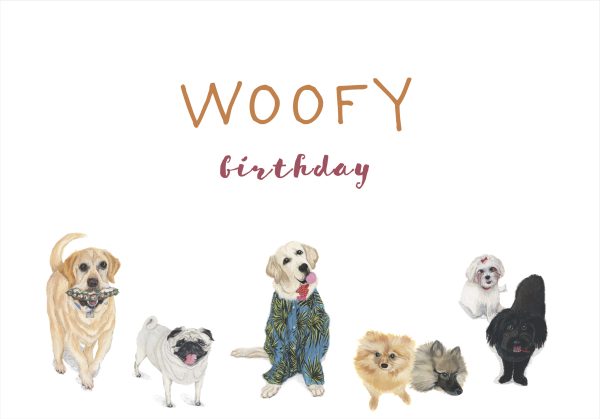 GREETING CARD 'Woofy Birthday' - Image 2