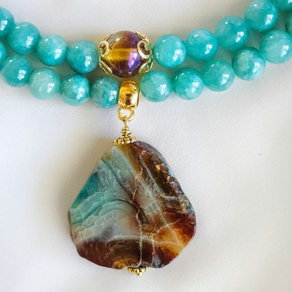 Gemstone Necklace "Lunar Charm" - Image 3