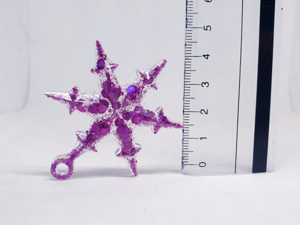 Christmas Ornaments Set 3 pcs - Pink Color (small) - Image 3