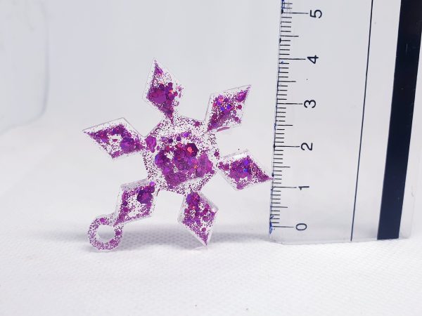 Christmas Ornaments Set 3 pcs - Pink Color (small) - Image 2