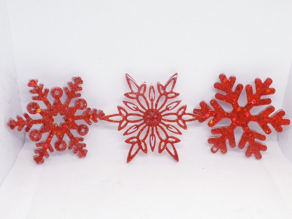 Christmas Ornaments Set 3 pcs - Red Color