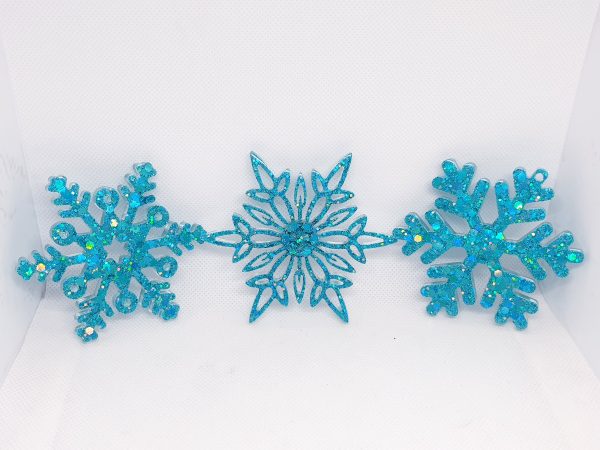 Christmas Ornaments Set 3 pcs - Turquoise Color